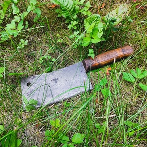 Vintage Hand forged rusty axe  head