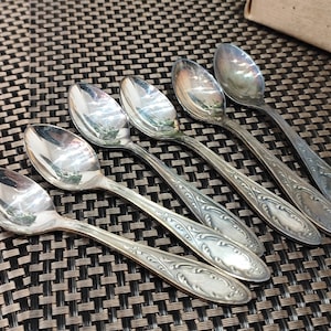 Antique German Kleeblatt Rose 1959 Vintage Spoons and Forks