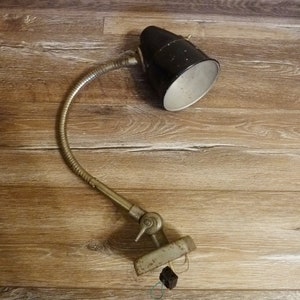 Vintage  USSR industrial lamp.