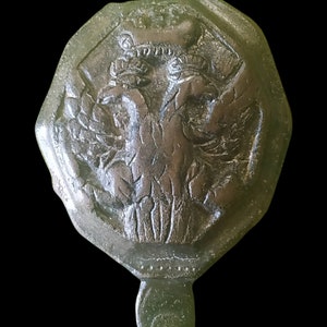 Antique Horse Harness  Brass Medallion.