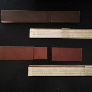 Vintage USSR logarithmic ruler.