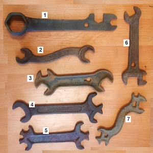 Antique Wrench Rustic Home Decor