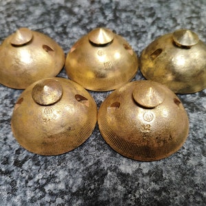 WW1 Brass Artillery Nose Cap Militaria  Trench Art