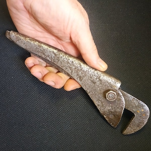Vintage Iron Wrench Hand Tool for craftsman .