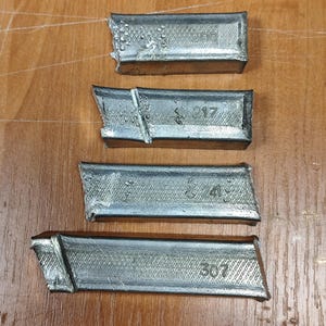Tin Ingot - Tin Bullion Bar .9997 Sn Hand Poured