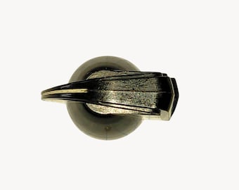 Vintage Bakelite Black  radio knob.