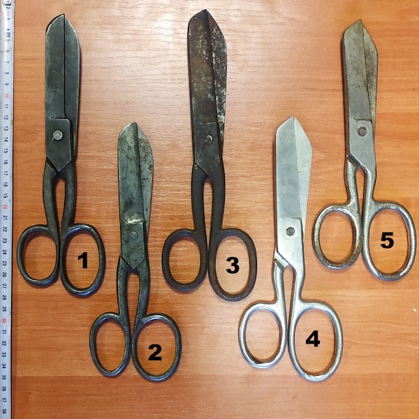 Antique Scissors Etsy