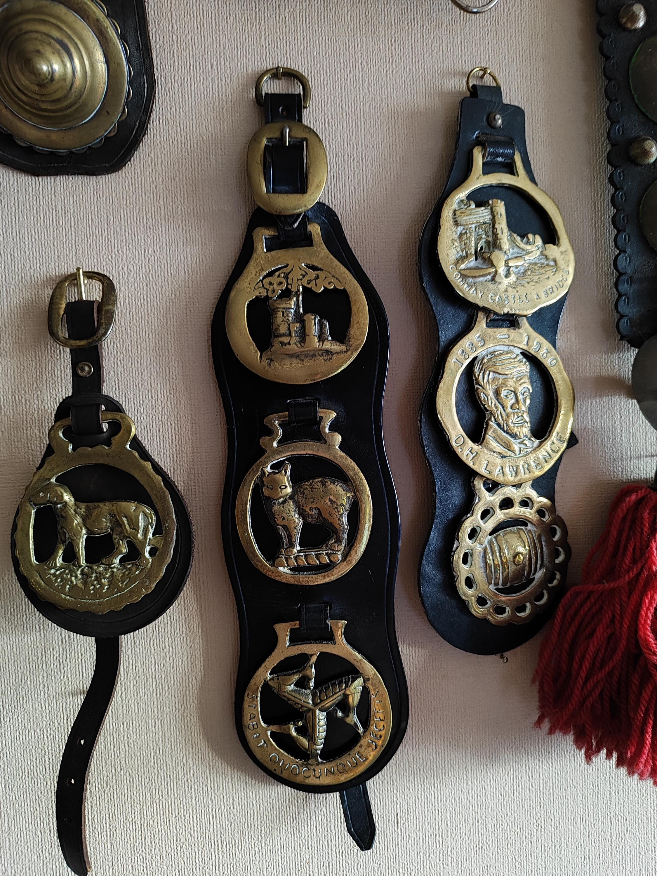Lot De Médailles / Décorations De Harnais Cheval – Horse Brasses Vintage