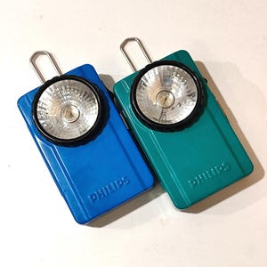 Vintage  signal flashlight Philips from 1980s.