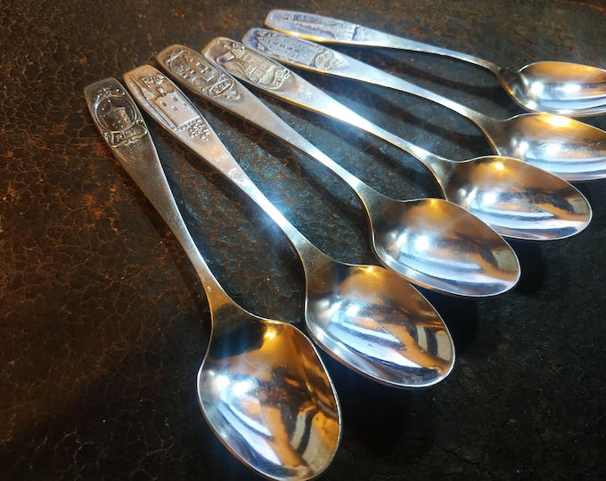 Set of 6 Vintage USSR Stainless Still Riga Tea Spoons From 1980. - Etsy