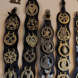 Lot De Médailles / Décorations De Harnais Cheval – Horse Brasses Vintage