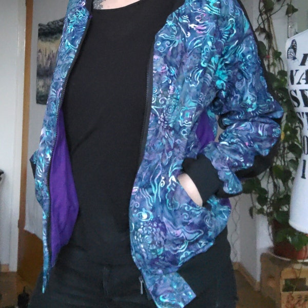 Blouson oversized Größe 40 in lila