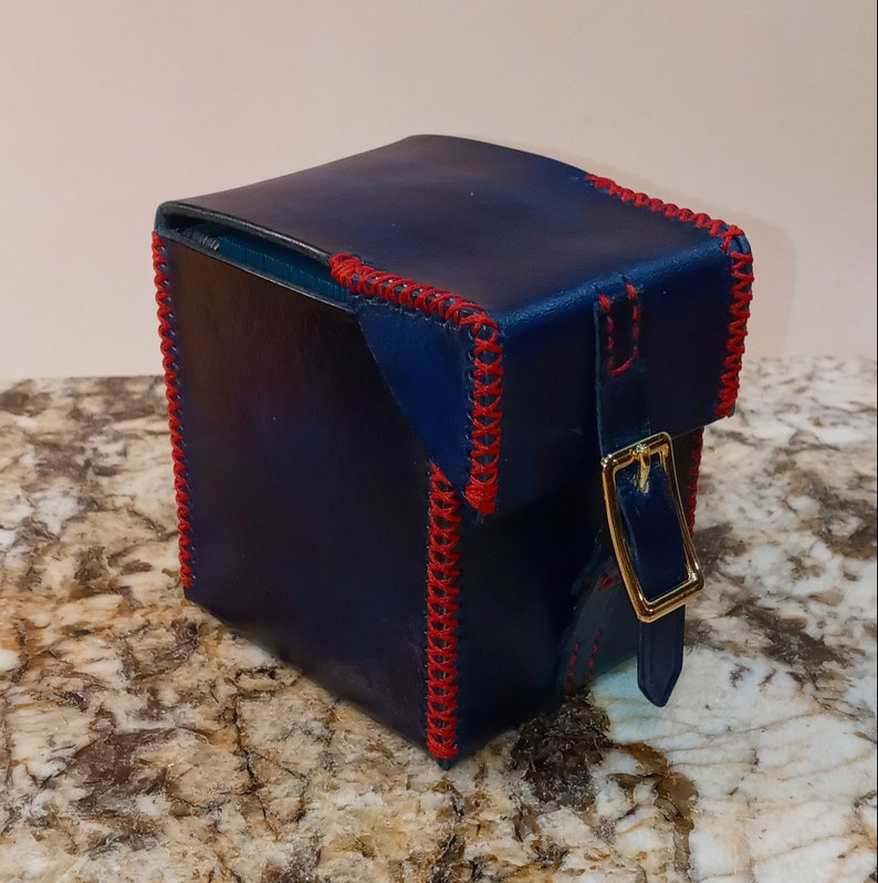 Custom Leather Deck Box Card Case Magic the Gathering Etsy