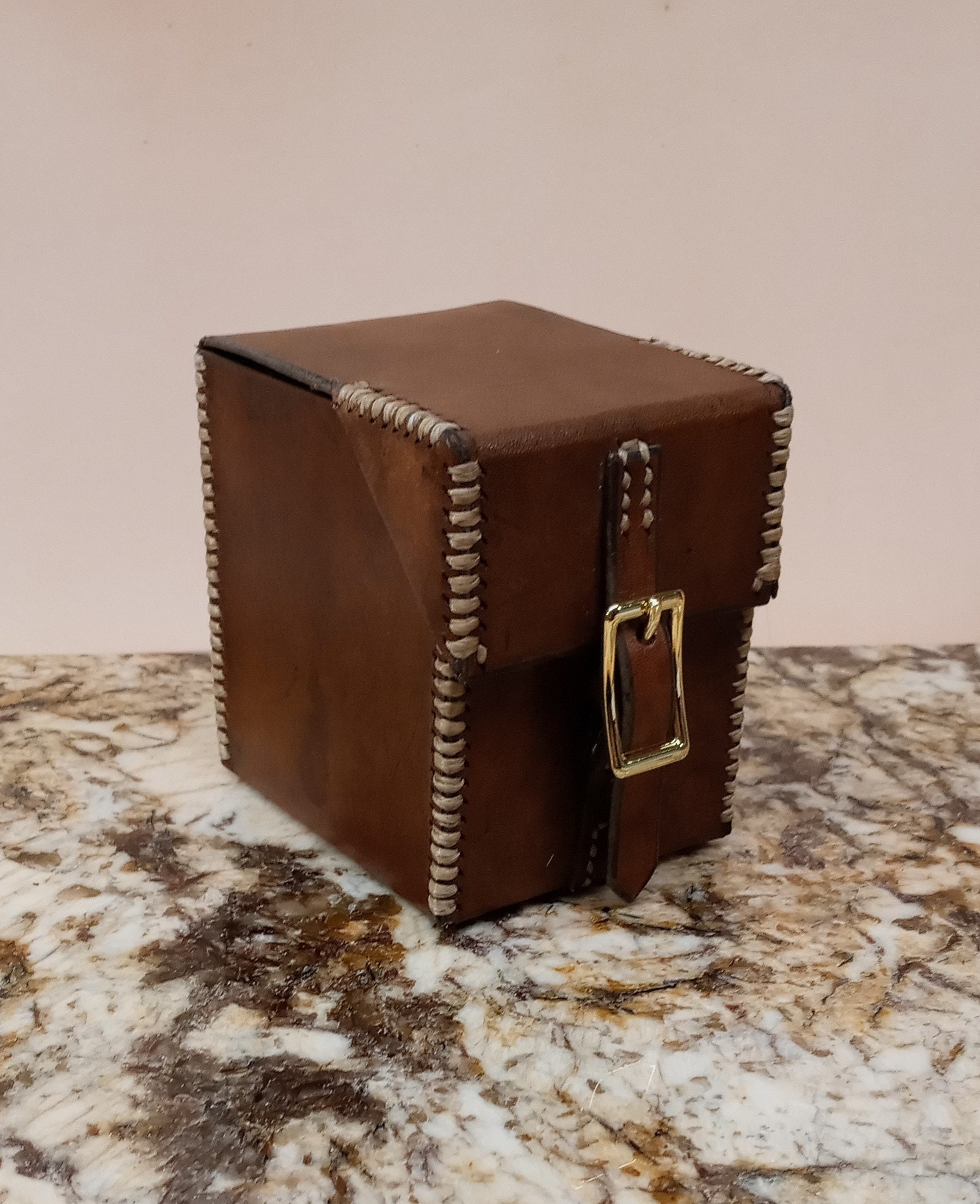 Custom Leather Deck Box Card Case Magic the Gathering Etsy