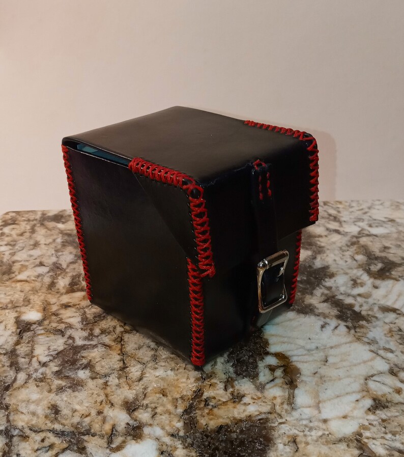 Custom Leather Deck Box Card Case Magic the Gathering Etsy