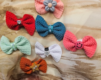 Handmade Dog Hair Bows, Groomer Bands, Tuxedo Bows for Pets