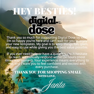 a picture of a beach with the words, hey besties, digid dose