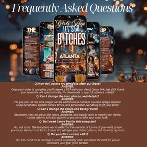 The image is a collage of four images, each with a different background and text. The collage is set against a blurred background with lights, creating a festive atmosphere.