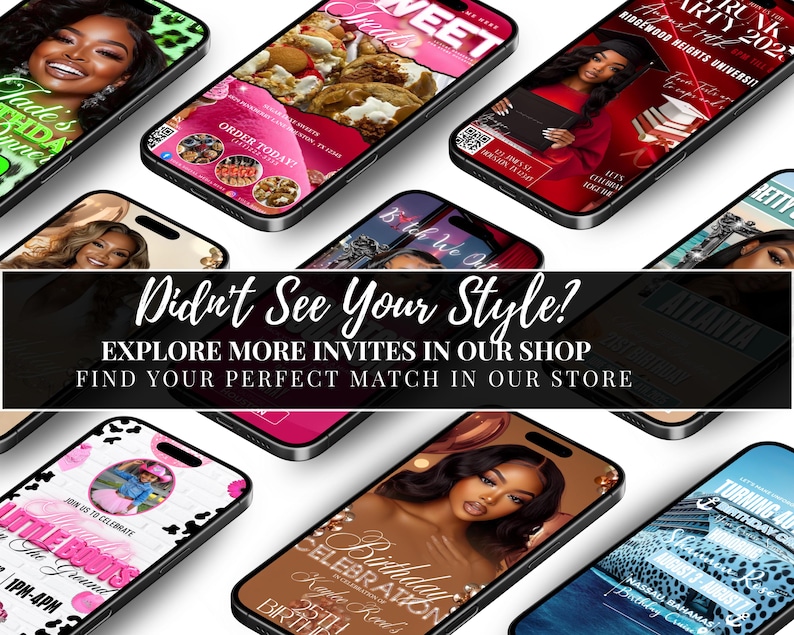 The image is a collage of various smartphone cases featuring images of women with different hairstyles and outfits.