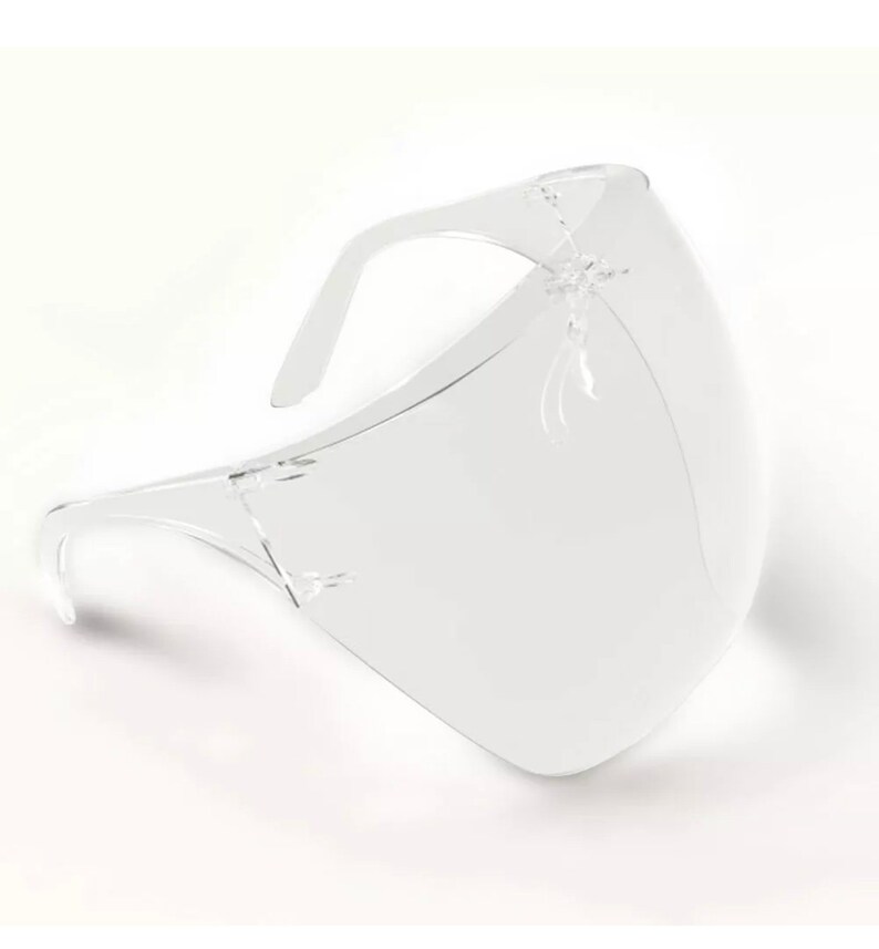 plastic face shield glasses