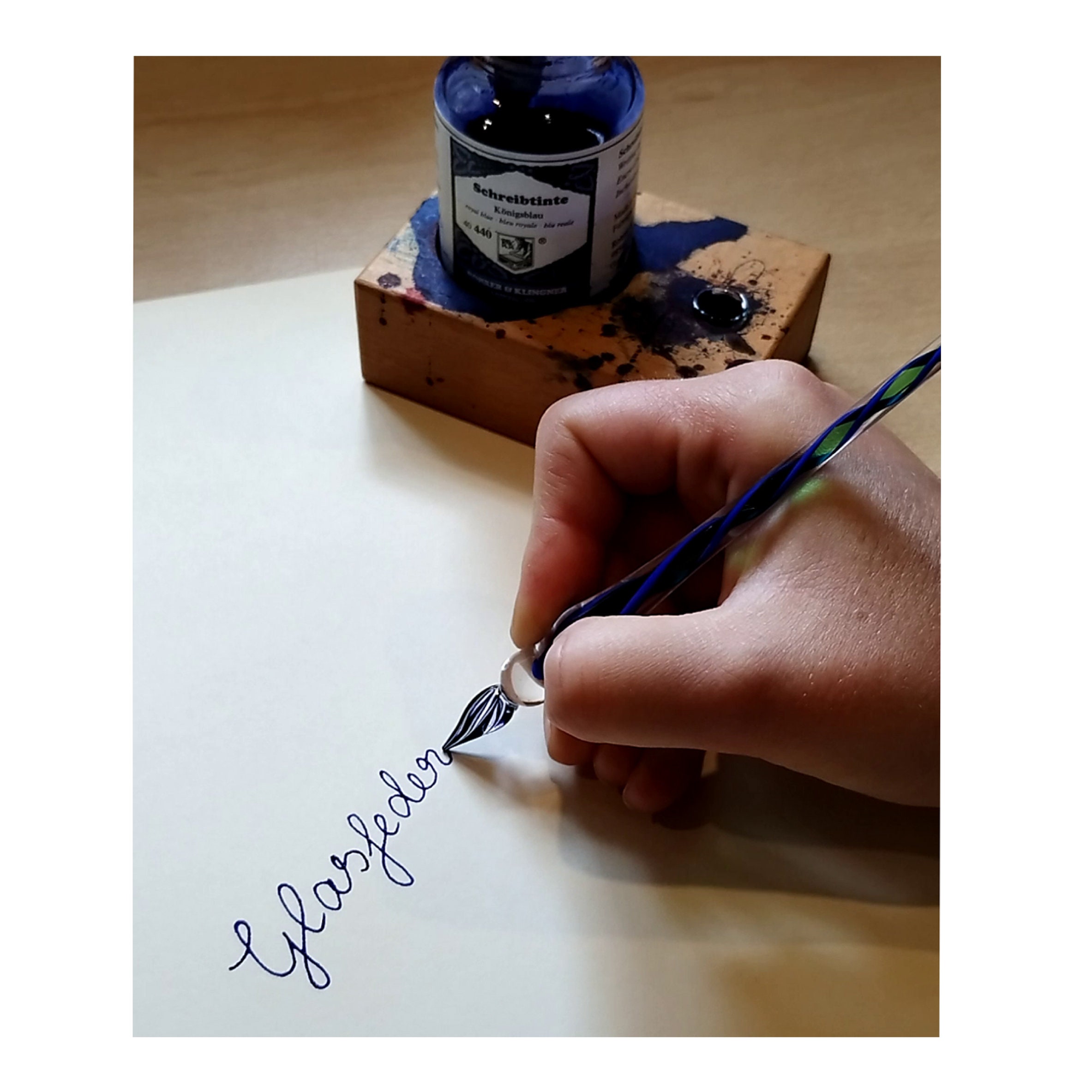 Tassels Mermaid Glass Dip Pen Set For Drawing Calligraphy Handmade Ink  Fountain Pen Gift For Girls Women Stationery Journal Professional