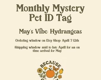 MAJ Månadens mystiska ID-bricka för husdjur