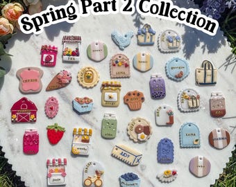 Coleção Primavera Parte 2 Etiquetas de Identificação para Animais de Estimação