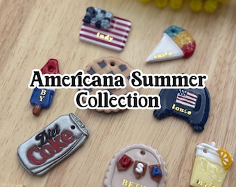 Americana Summer Pet ID Tags