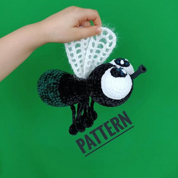 Fly Crochet Pattern Amigurumi Toy