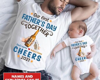 Tee Shirt Papa Bebe Assorti Ensemble Famille Tee Shirt Papa Etsy