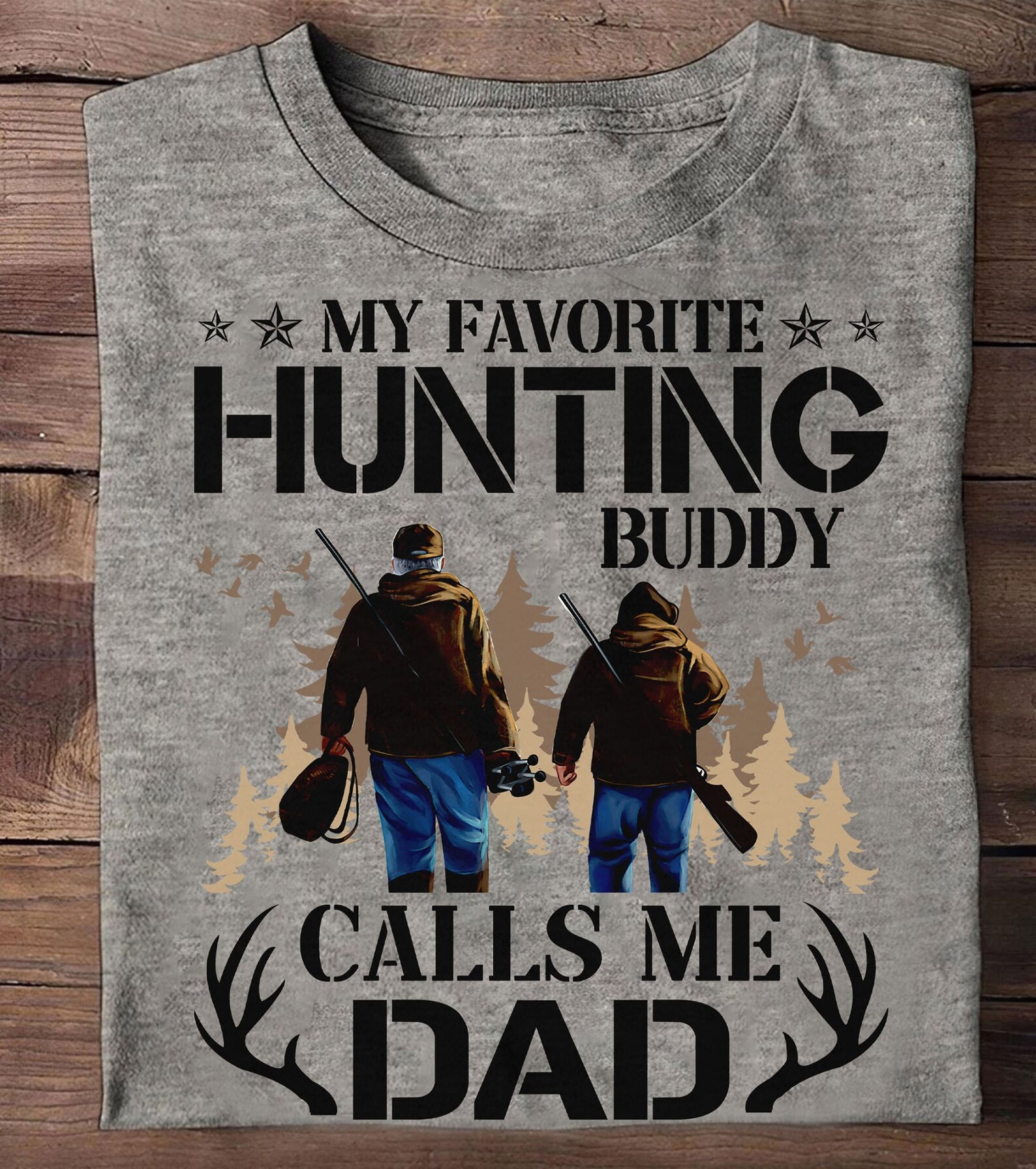 Personalized My Favourite Hunting Buddy Call Me Dad Hunting Etsy