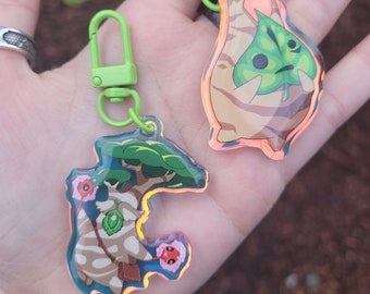 Korok Epoxy Charm Keychain