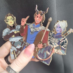 Baldurs Gate 3 Enamel Pins ( set 3 ) PRE-ORDERS