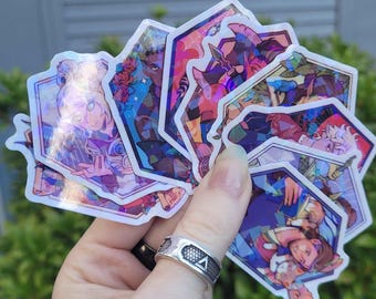 Baldurs Gate 3 Hex Sticker Pack