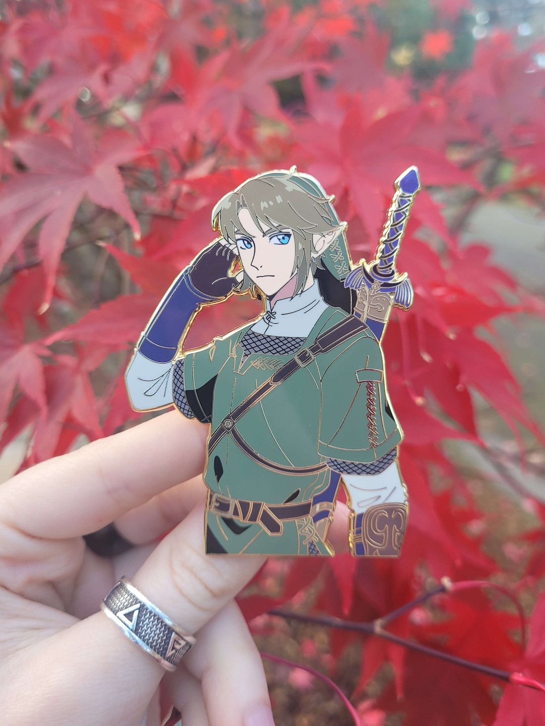Link Enamel Pin Etsy