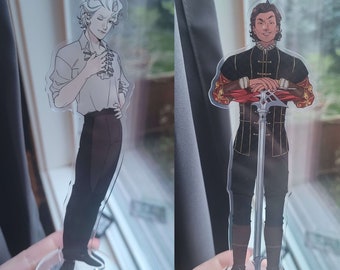 Baldurs Gate 3 Acrylic Stands! Astarion & Raphael PRESALE