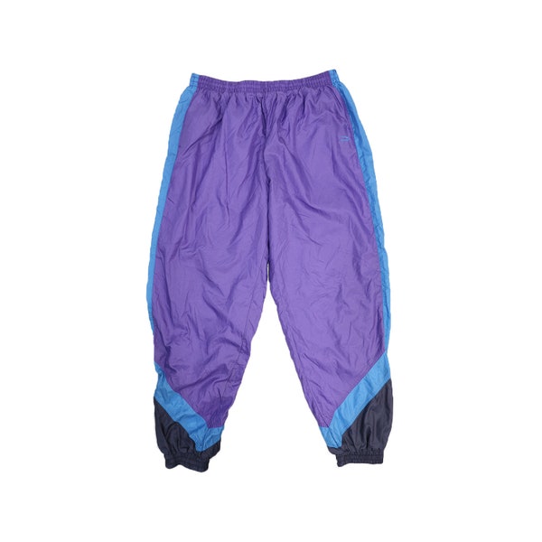 vintage Rombo trefoil purple Track Pants / 90s track pants / 90s trefoil pants / purple large pant / vintage XXL pantalones / XXL Track Pants
