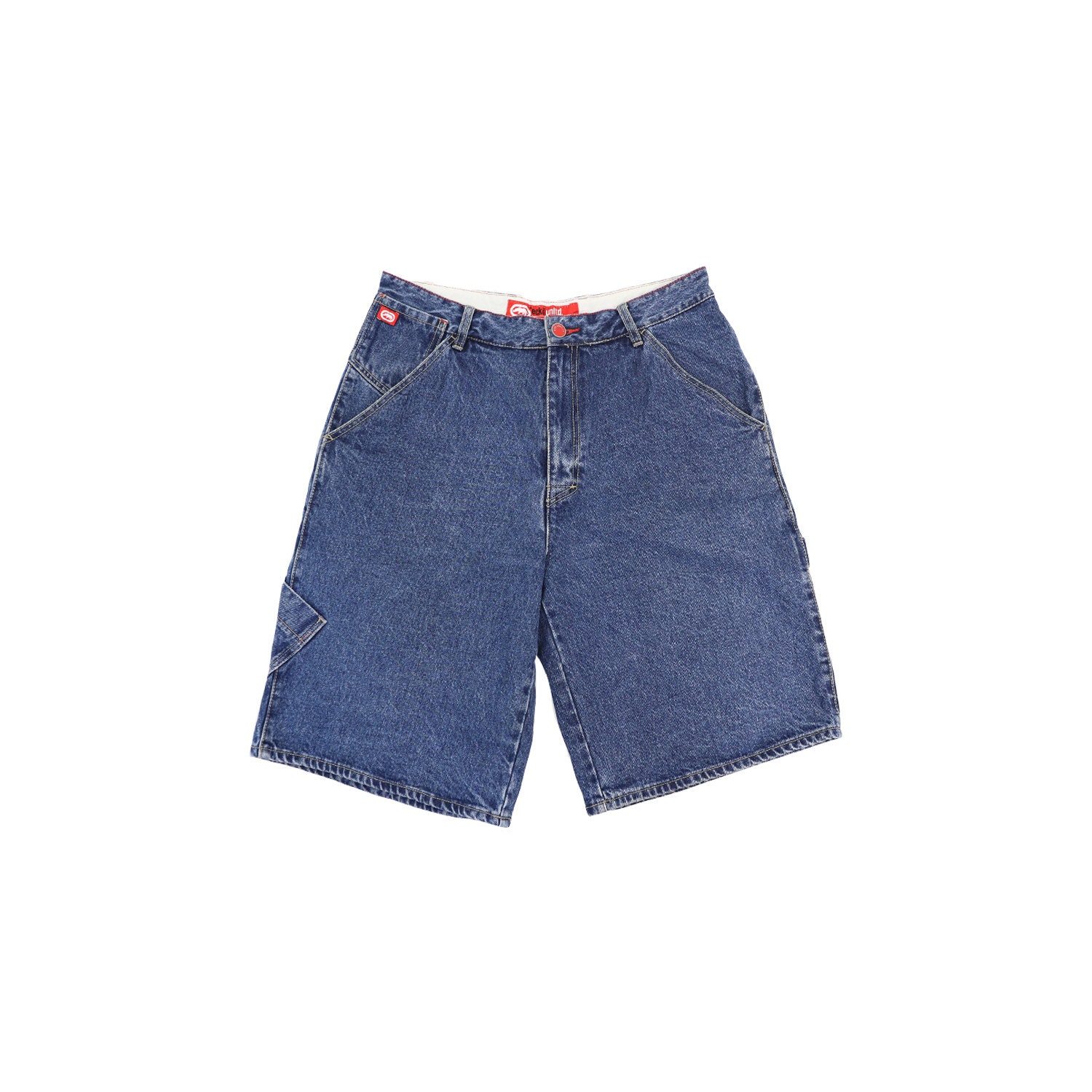 Bermudas Cargo Shorts hombres Hiphop Retro Jeans tendencia Casual