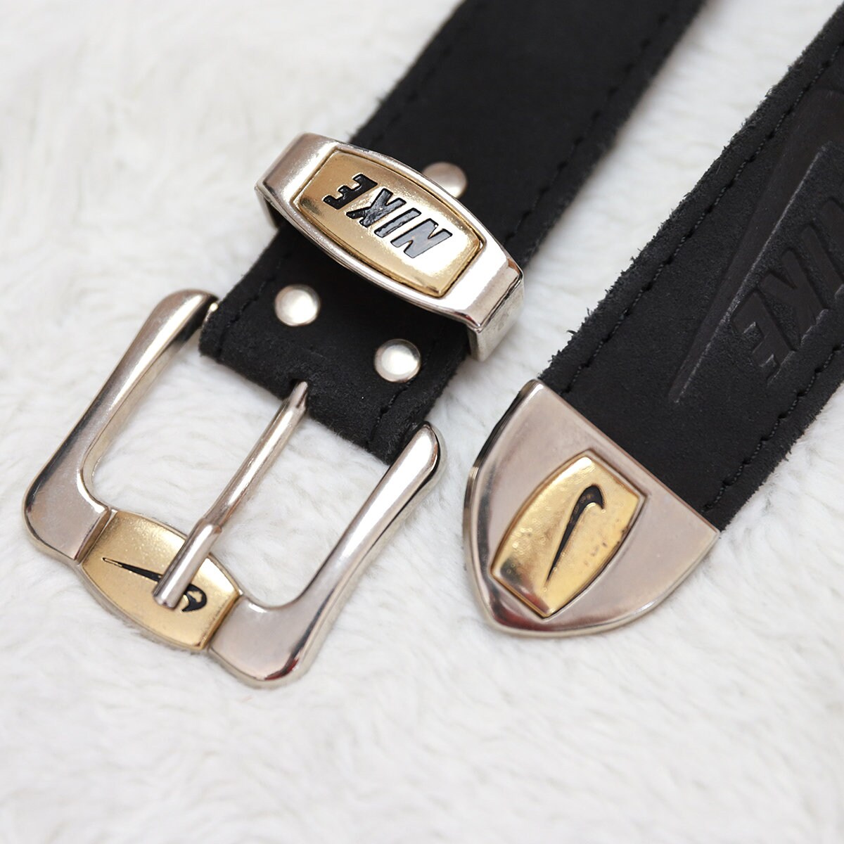 Nike cheap belt leather
