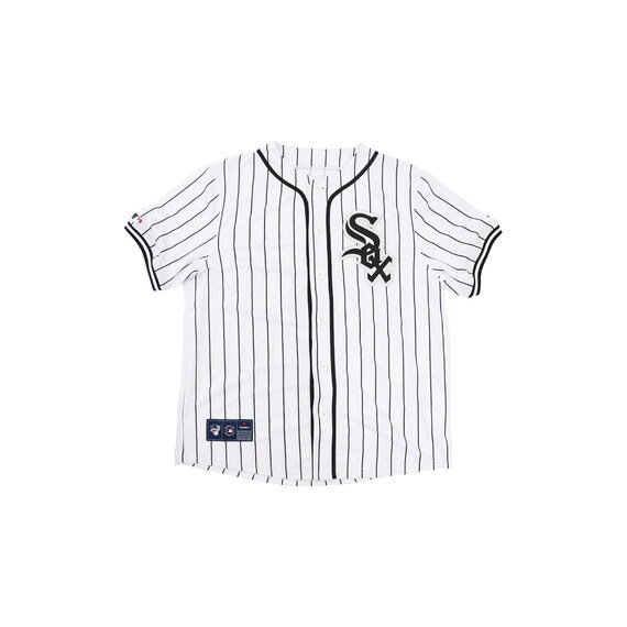 Vintage White Sox Baseball Jersey / Sox Retro Sewn Jersey / 