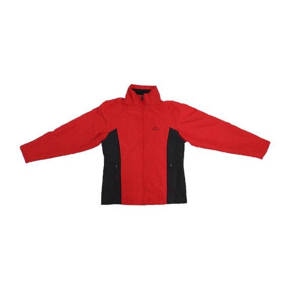 Kappa windbreaker red hot sale
