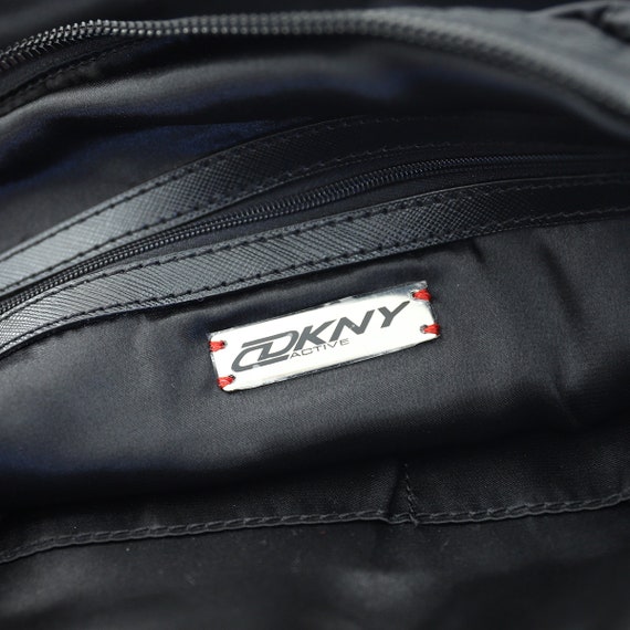 Y2K SPORTY Red and Black DKNY bag / 90s DKNY Doub… - image 4