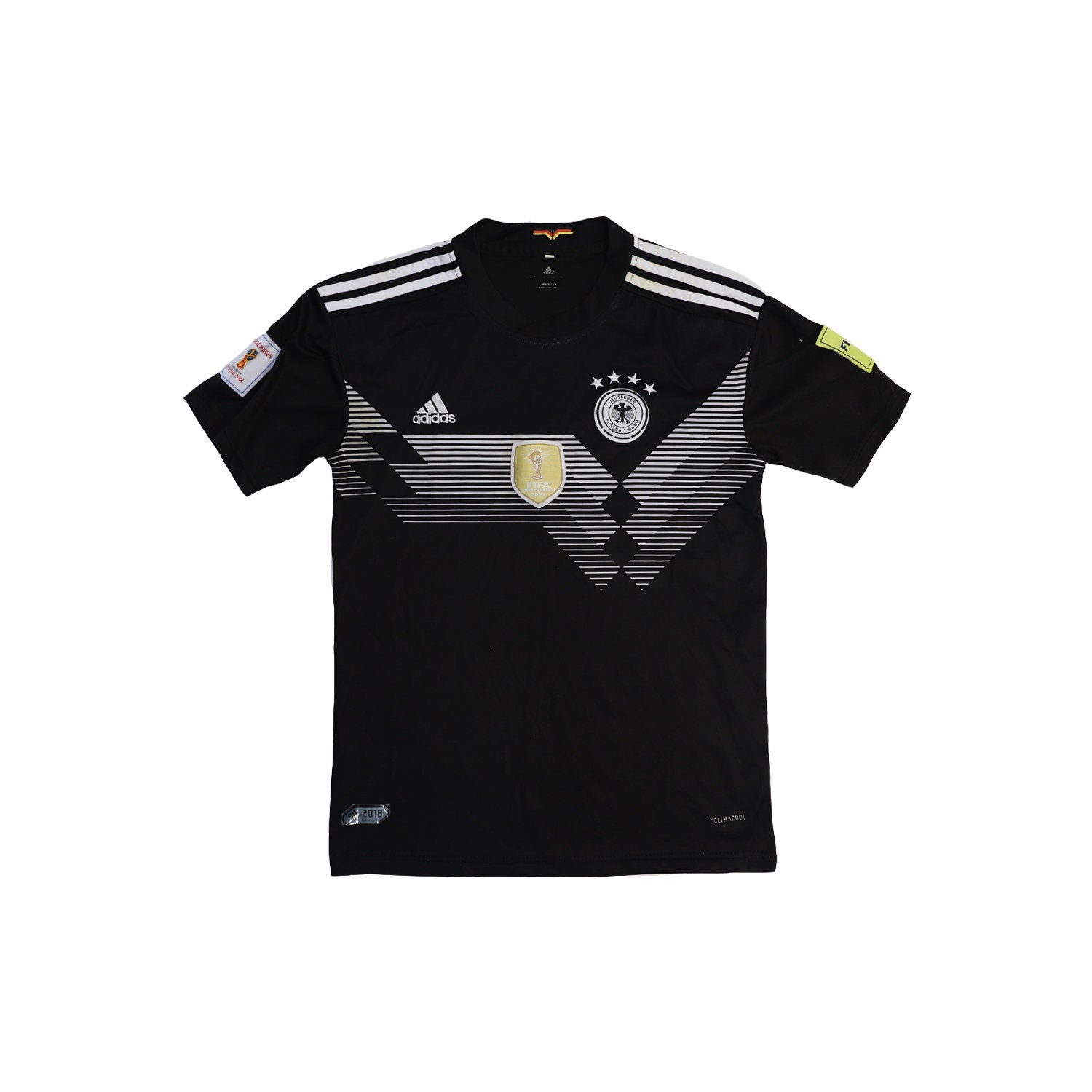 GERMANY 2014 WORLD CUP CHAMPION 4TH TITLE IN BRAZIL AWAY JERSEY ADIDAS  CLIMACOOL SHIRT TRIKOT MEMORABILIA SMALL SOLD OUT!!!