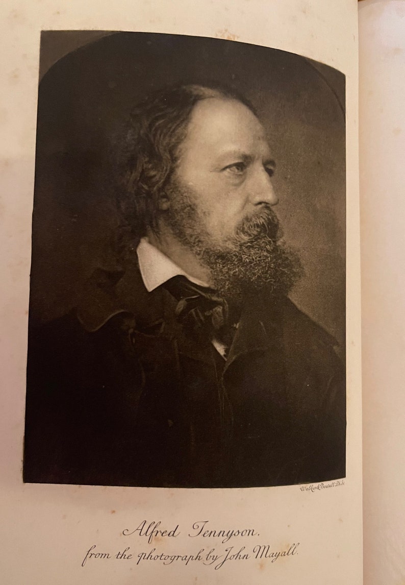 Lovely 2-volume set of 1897 hardbacks Alfred Lord Tennyson: A Memoir by his Son with many letters to and from the poet image 2