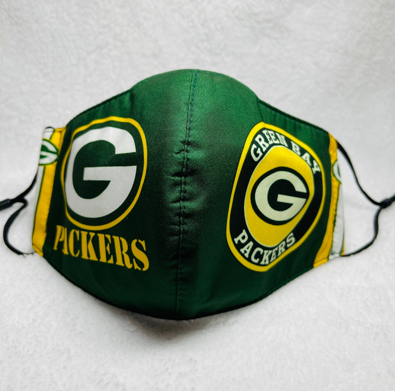Green Bay packers sports face mask. Green Bay football Face Etsy