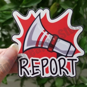 Report sticker, Among Us Stickers