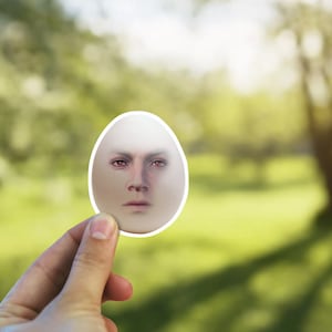 Eggstarion, Astarion Aufkleber, lustiger Astarion Aufkleber