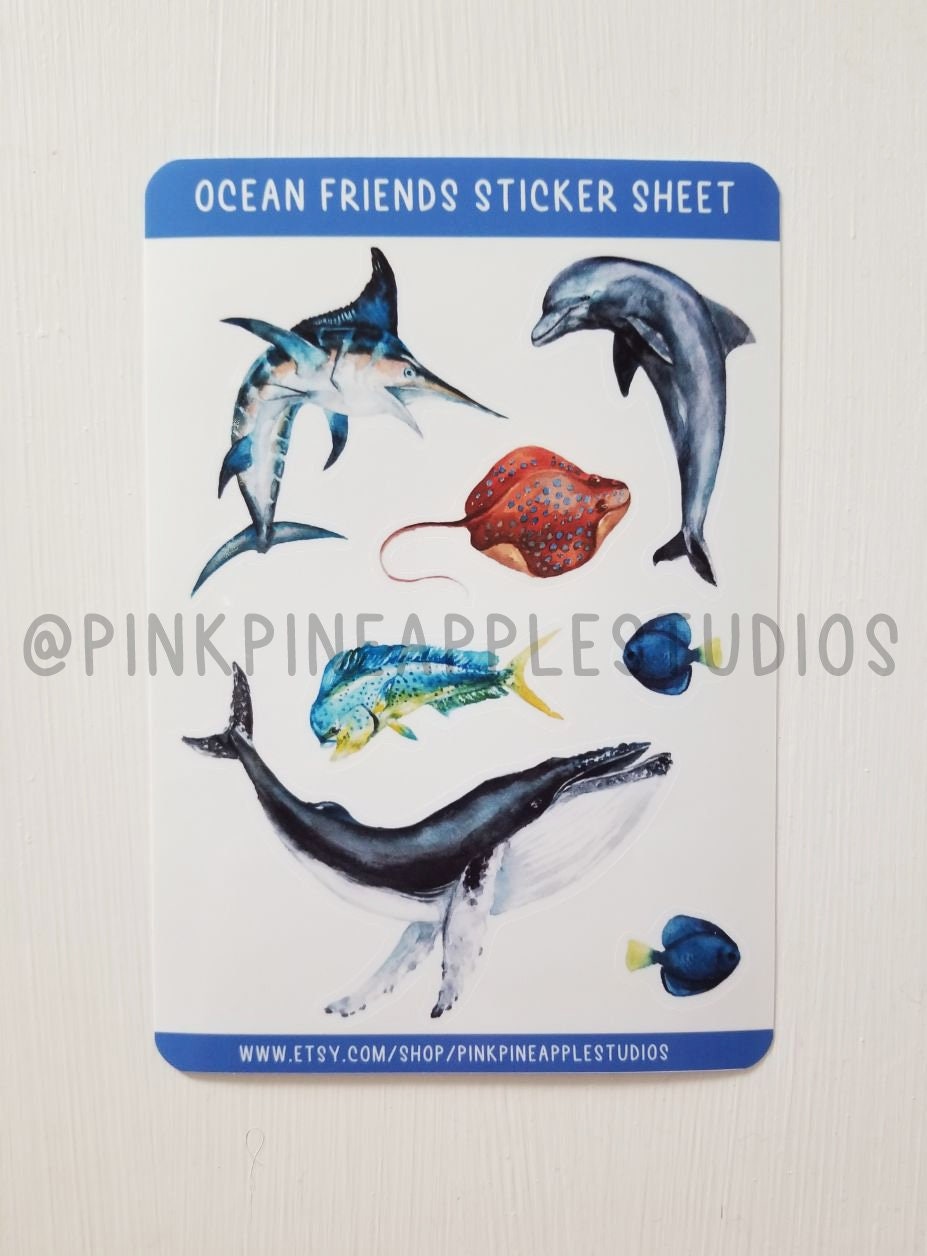 Bonito Sea Friends Stickers