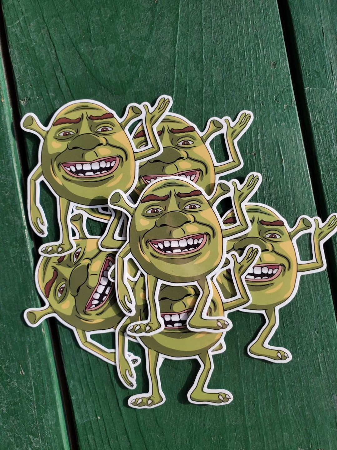  Jess-Sha Store 3 PCs Stickers Shrek Wazowski, Shrek