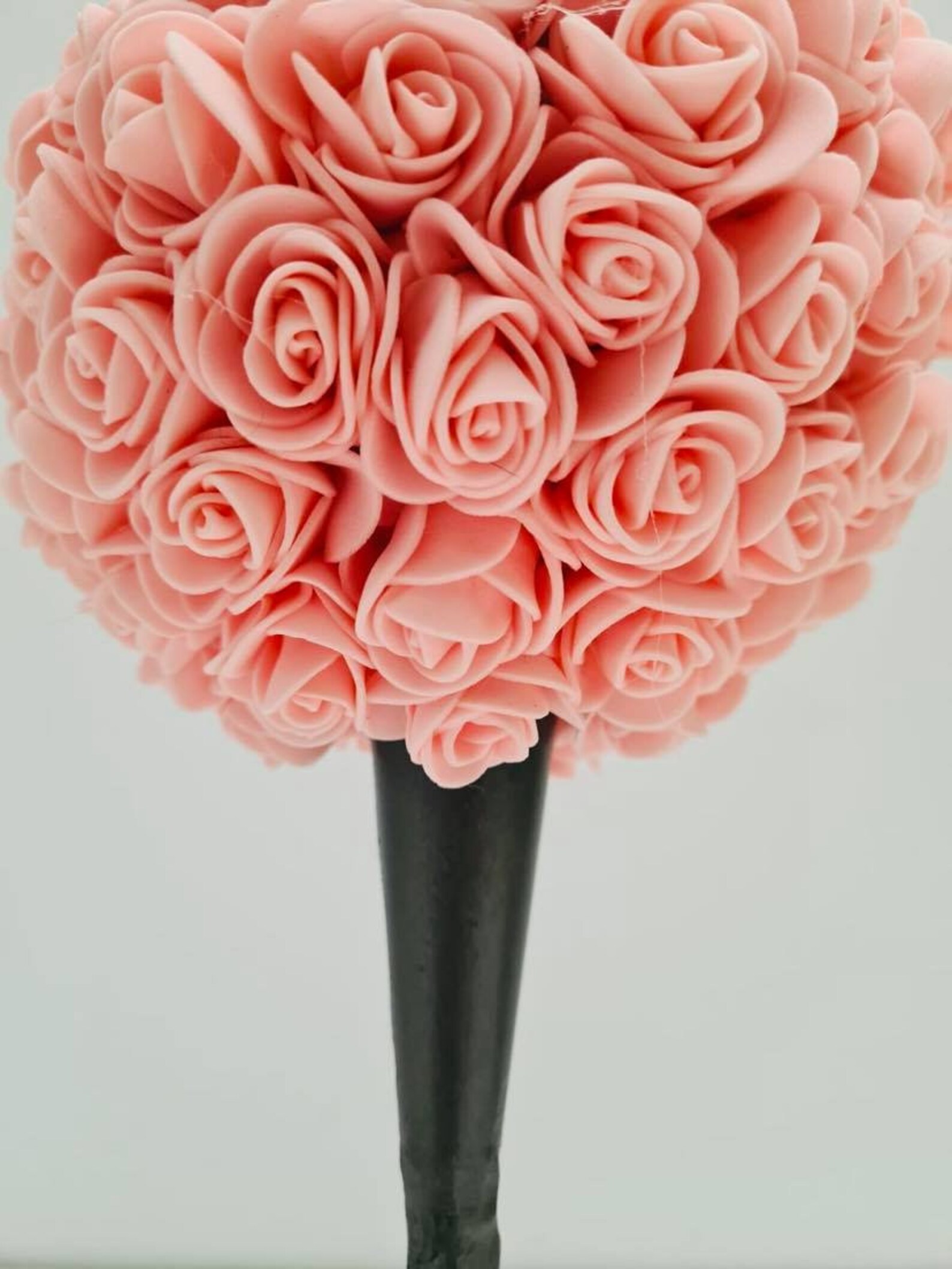Pink kissing ball 13.7 '' 29 cm. Softtouch flower Etsy